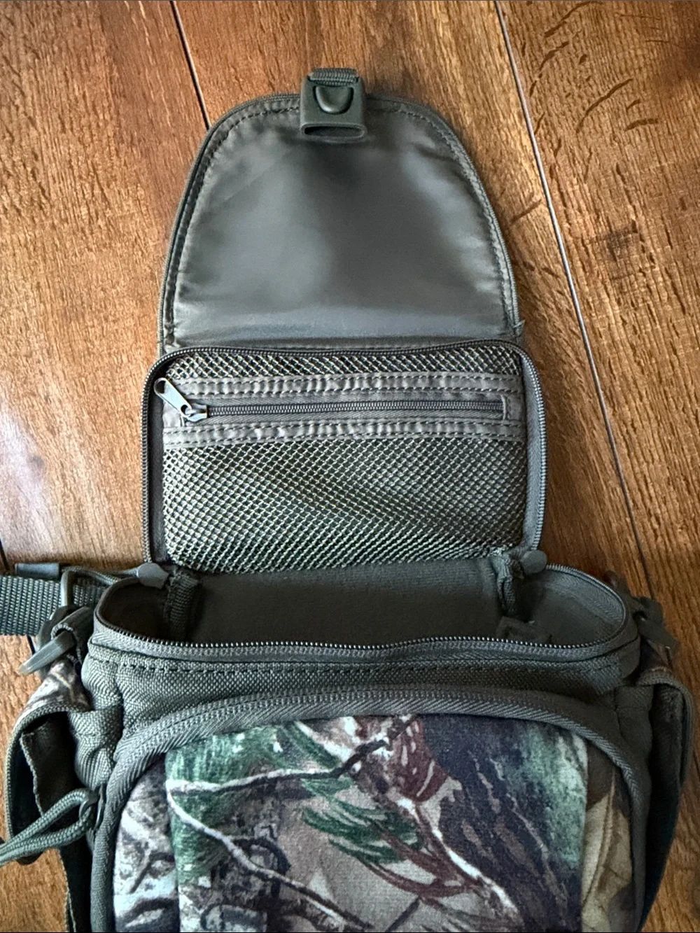 Game Winner Olive Camo Messenger Bag for Men